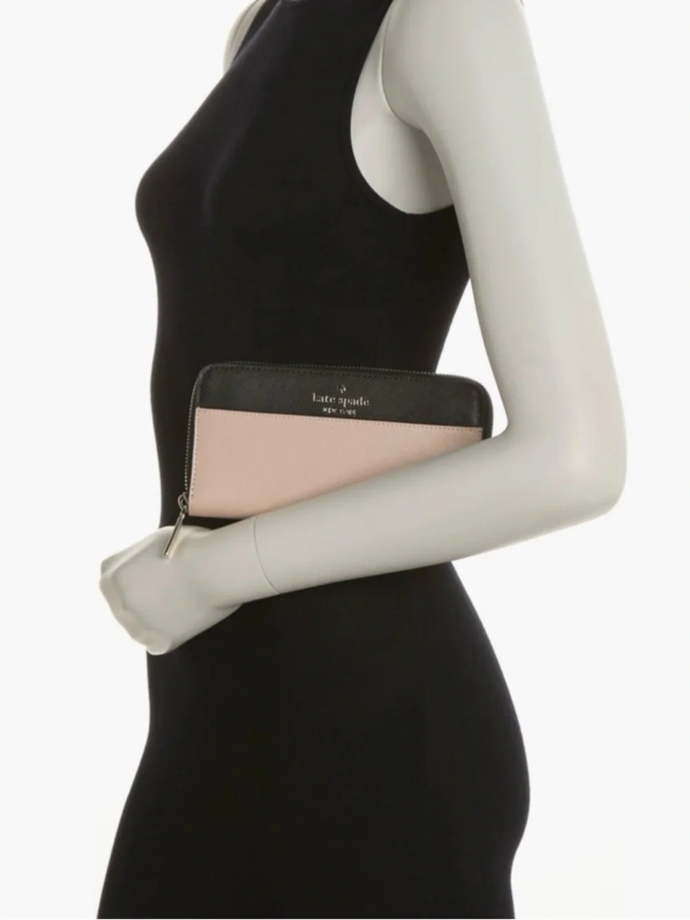 Kate Spade New York Staci Colorblock Double Zip Around Wristlet Wallet